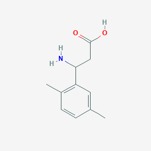 3-Amino-3-(2,5-dimethylphenyl)propanoic acid