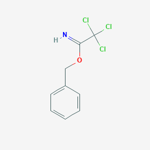molecular formula C9H8Cl3NO B050173 苯甲基2,2,2-三氯乙酰亚胺 CAS No. 81927-55-1