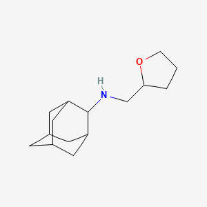 molecular formula C15H25NO B5017487 N-(oxolan-2-ylmethyl)adamantan-2-amine 