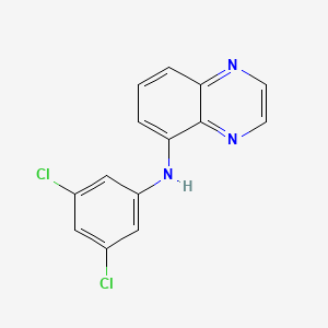 molecular formula C14H9Cl2N3 B5017976 N-(3,5-dichlorophenyl)quinoxalin-5-amine 