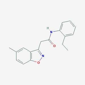 molecular formula C18H18N2O2 B501807 N-(2-ethylphenyl)-2-(5-methyl-1,2-benzoxazol-3-yl)acetamide 
