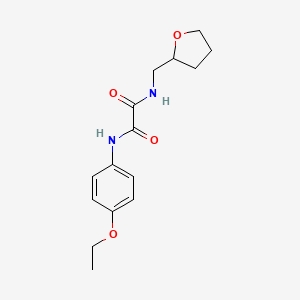 molecular formula C15H20N2O4 B5018612 N'-(4-ETHOXYPHENYL)-N-[(OXOLAN-2-YL)METHYL]ETHANEDIAMIDE 
