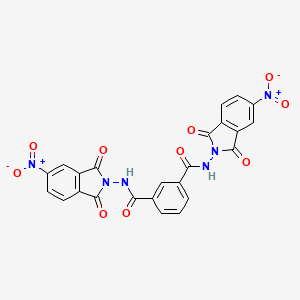 molecular formula C24H12N6O10 B5018923 N1,N3-BIS(5-NITRO-1,3-DIOXOISOINDOL-2-YL)BENZENE-1,3-DICARBOXAMIDE 