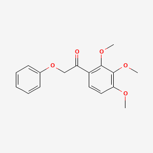 2-phenoxy-1-(2,3,4-trimethoxyphenyl)ethanone