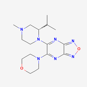 5-[(2S)-2-isopropyl-4-methyl-1-piperazinyl]-6-(4-morpholinyl)[1,2,5]oxadiazolo[3,4-b]pyrazine