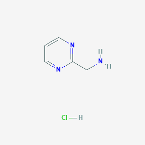 molecular formula C5H8ClN3 B050200 2-氨基甲基嘧啶盐酸盐 CAS No. 372118-67-7