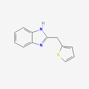molecular formula C12H10N2S B5020031 1H-Benzimidazole, 2-(2-thienylmethyl)- CAS No. 91597-89-6