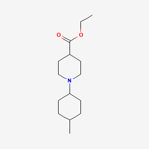 molecular formula C15H27NO2 B5020134 Ethyl 1-(4-methylcyclohexyl)piperidine-4-carboxylate 