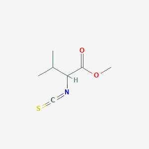 molecular formula C7H11NO2S B050202 Methyl 2-isothiocyanato-3-methylbutanoate CAS No. 114877-91-7