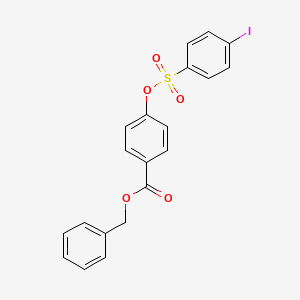molecular formula C20H15IO5S B5020212 Benzyl 4-[(4-iodobenzenesulfonyl)oxy]benzoate 