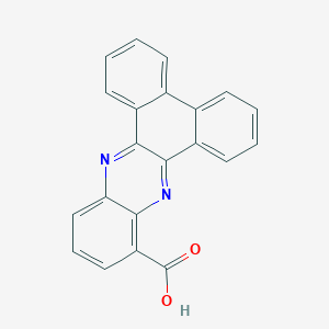 molecular formula C21H12N2O2 B502033 dibenzo[a,c]phenazine-10-carboxylic acid CAS No. 294654-14-1