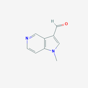 molecular formula C9H8N2O B050208 1-Methyl-1H-pyrrolo[3,2-c]pyridine-3-carbaldehyde CAS No. 119910-38-2