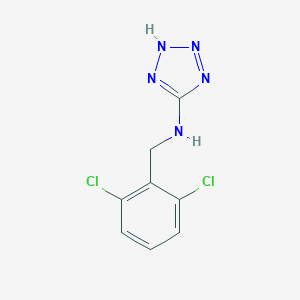 molecular formula C8H7Cl2N5 B502092 N-(2,6-dichlorobenzyl)-N-(2H-tetraazol-5-yl)amine 