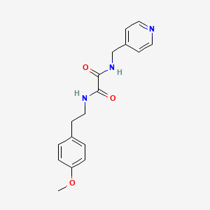 molecular formula C17H19N3O3 B5021077 N-[2-(4-methoxyphenyl)ethyl]-N'-(pyridin-4-ylmethyl)oxamide 