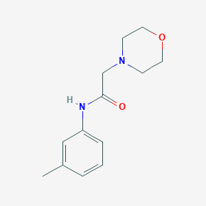 molecular formula C13H18N2O2 B5021150 N-(3-methylphenyl)-2-morpholin-4-ylacetamide 
