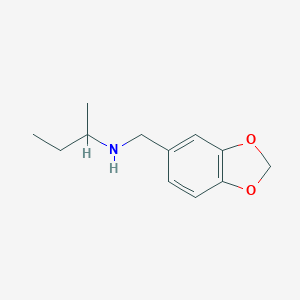 B502130 N-(1,3-benzodioxol-5-ylmethyl)butan-2-amine CAS No. 68291-96-3