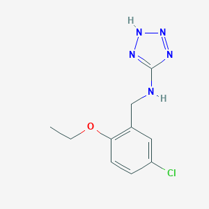 molecular formula C10H12ClN5O B502180 N-(5-chloro-2-ethoxybenzyl)-1H-tetrazol-5-amine 