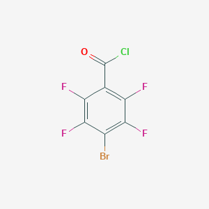 molecular formula C7BrClF4O B050226 4-Bromo-2,3,5,6-tetrafluorobenzoyl chloride CAS No. 122033-54-9
