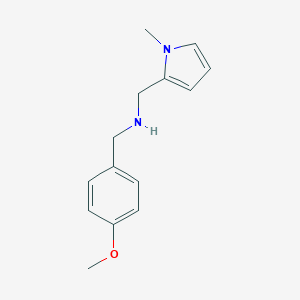 molecular formula C14H18N2O B502264 N-(4-methoxybenzyl)-1-(1-methyl-1H-pyrrol-2-yl)methanamine 