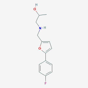 1-({[5-(4-Fluorophenyl)-2-furyl]methyl}amino)-2-propanol