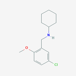N-(5-chloro-2-methoxybenzyl)cyclohexanamine