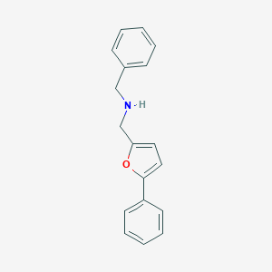 1-phenyl-N-[(5-phenylfuran-2-yl)methyl]methanamine