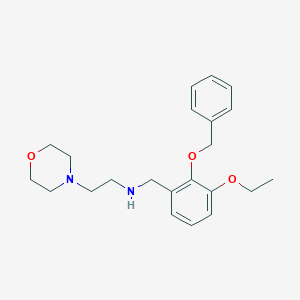 N-[2-(benzyloxy)-3-ethoxybenzyl]-2-(morpholin-4-yl)ethanamine