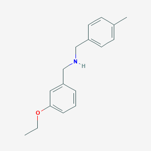 N-(3-ethoxybenzyl)-N-(4-methylbenzyl)amine