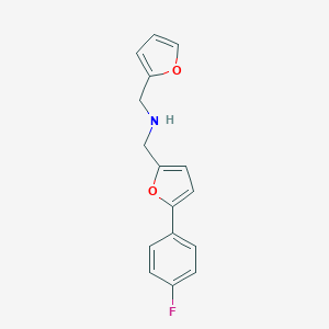 1-[5-(4-fluorophenyl)furan-2-yl]-N-(furan-2-ylmethyl)methanamine