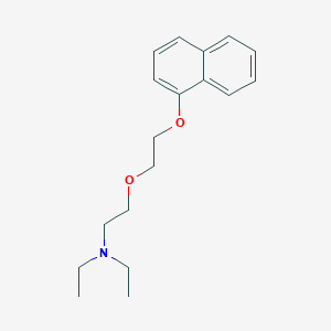 molecular formula C18H25NO2 B5023544 N,N-diethyl-2-(2-naphthalen-1-yloxyethoxy)ethanamine 
