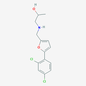 1-({[5-(2,4-Dichlorophenyl)-2-furyl]methyl}amino)-2-propanol