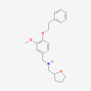 1-[3-methoxy-4-(2-phenylethoxy)phenyl]-N-(tetrahydrofuran-2-ylmethyl)methanamine