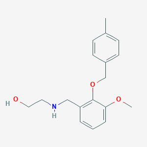 2-({3-Methoxy-2-[(4-methylbenzyl)oxy]benzyl}amino)ethanol