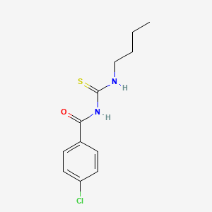 molecular formula C12H15ClN2OS B5023861 N-(butylcarbamothioyl)-4-chlorobenzamide 