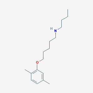 molecular formula C17H29NO B5023939 N-butyl-5-(2,5-dimethylphenoxy)pentan-1-amine 