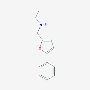 molecular formula C13H15NO B502397 N-[(5-phenylfuran-2-yl)methyl]ethanamine 
