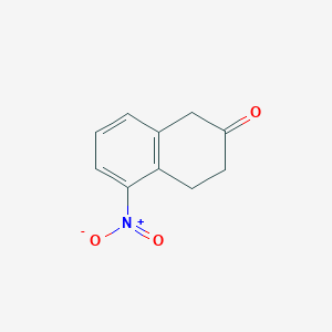 molecular formula C10H9NO3 B050240 5-硝基-2-萘酮 CAS No. 89331-01-1