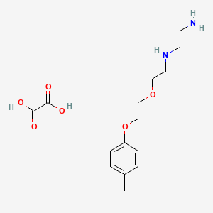 molecular formula C15H24N2O6 B5024969 N'-[2-[2-(4-methylphenoxy)ethoxy]ethyl]ethane-1,2-diamine;oxalic acid 