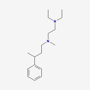 molecular formula C17H30N2 B5025412 N',N'-diethyl-N-methyl-N-(3-phenylbutyl)ethane-1,2-diamine 