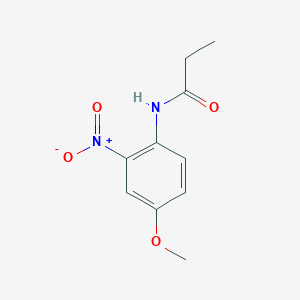 molecular formula C10H12N2O4 B5025802 N-(4-Methoxy-2-nitrophenyl)propionamide 