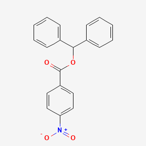 molecular formula C20H15NO4 B5025848 Benzhydryl 4-nitrobenzoate CAS No. 25115-94-0