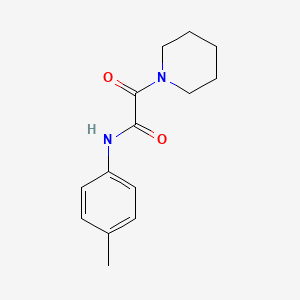 molecular formula C14H18N2O2 B5026060 N-(4-methylphenyl)-2-oxo-2-piperidin-1-ylacetamide 