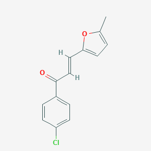 molecular formula C14H11ClO2 B502685 4'-Chloro-beta-(5-methyl-2-furyl)acrylophenone CAS No. 1211107-41-3