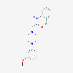 molecular formula C19H22ClN3O2 B5026902 N-(2-chlorophenyl)-2-[4-(3-methoxyphenyl)piperazin-1-yl]acetamide 