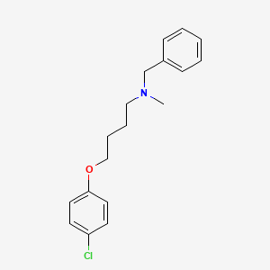 molecular formula C18H22ClNO B5026952 N-benzyl-4-(4-chlorophenoxy)-N-methylbutan-1-amine 