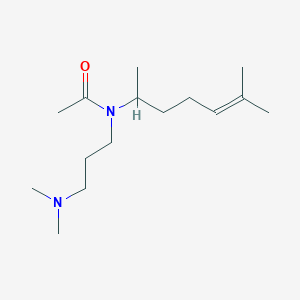 molecular formula C15H30N2O B5026977 N-[3-(dimethylamino)propyl]-N-(6-methylhept-5-en-2-yl)acetamide 