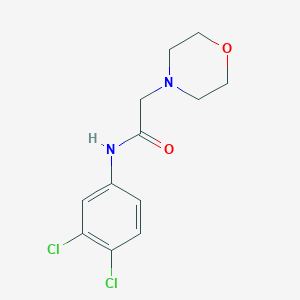 molecular formula C12H14Cl2N2O2 B502702 N-(3,4-Dichlorophenyl)-2-morpholinoacetamide CAS No. 22010-23-7