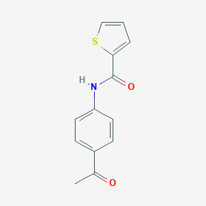 molecular formula C13H11NO2S B502705 N-(4-acetylphenyl)thiophene-2-carboxamide 