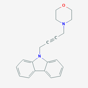 B502719 4-(4-Carbazol-9-ylbut-2-ynyl)morpholine CAS No. 21070-47-3
