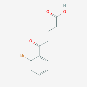 molecular formula C11H11BrO3 B050277 5-(2-Bromophenyl)-5-oxovaleric acid CAS No. 124576-25-6